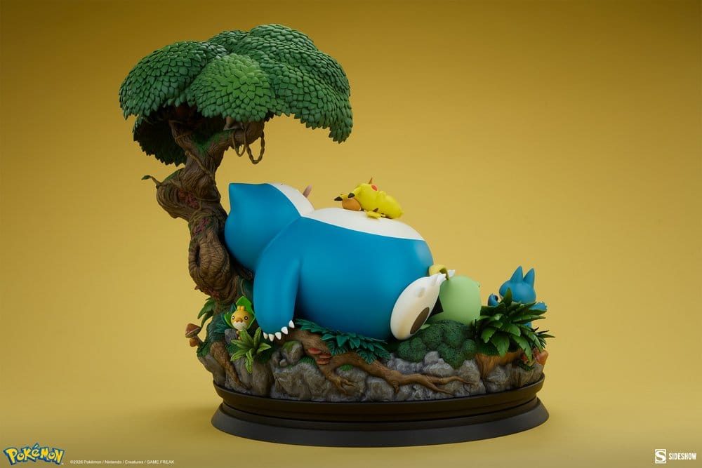 Pokémon diorama Ronflex 33 cm