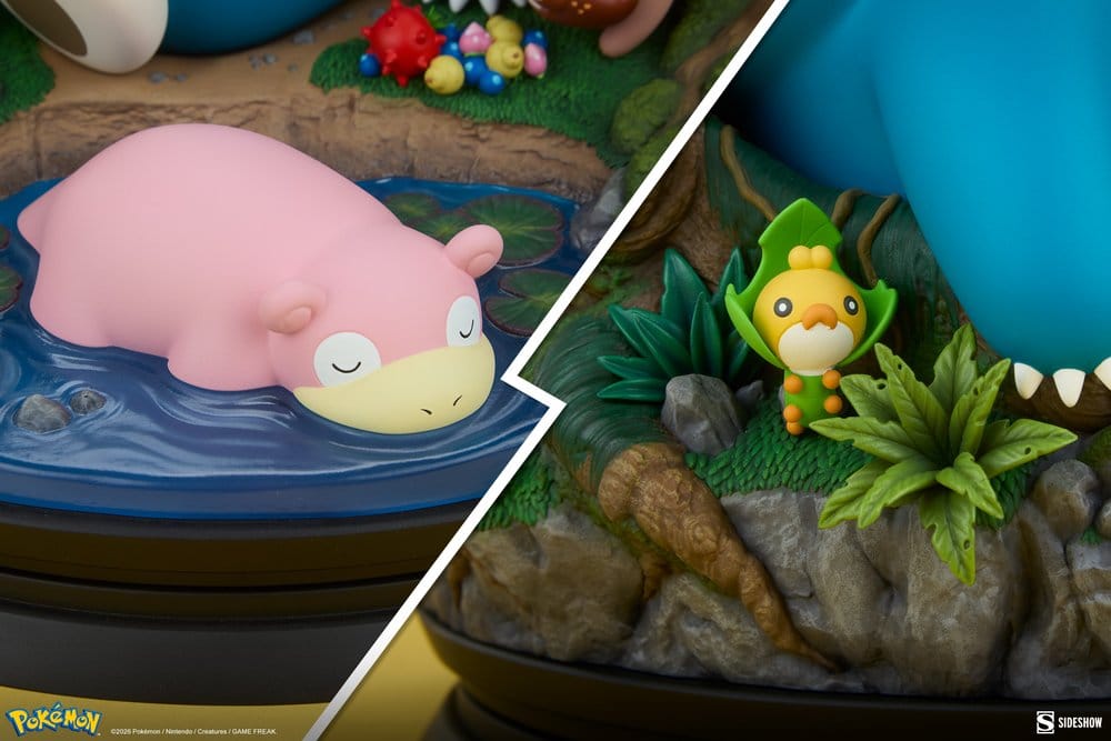 Pokémon diorama Ronflex 33 cm