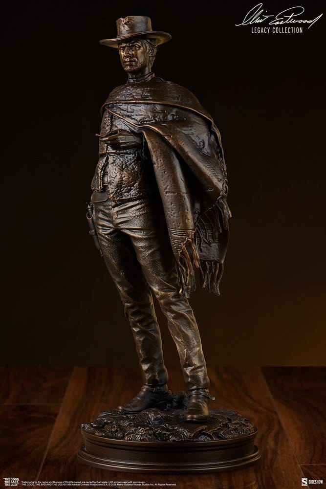 Le Bon, la Brute et le Truand statuette The Man with No Name (Faux Bronze) 39 cm