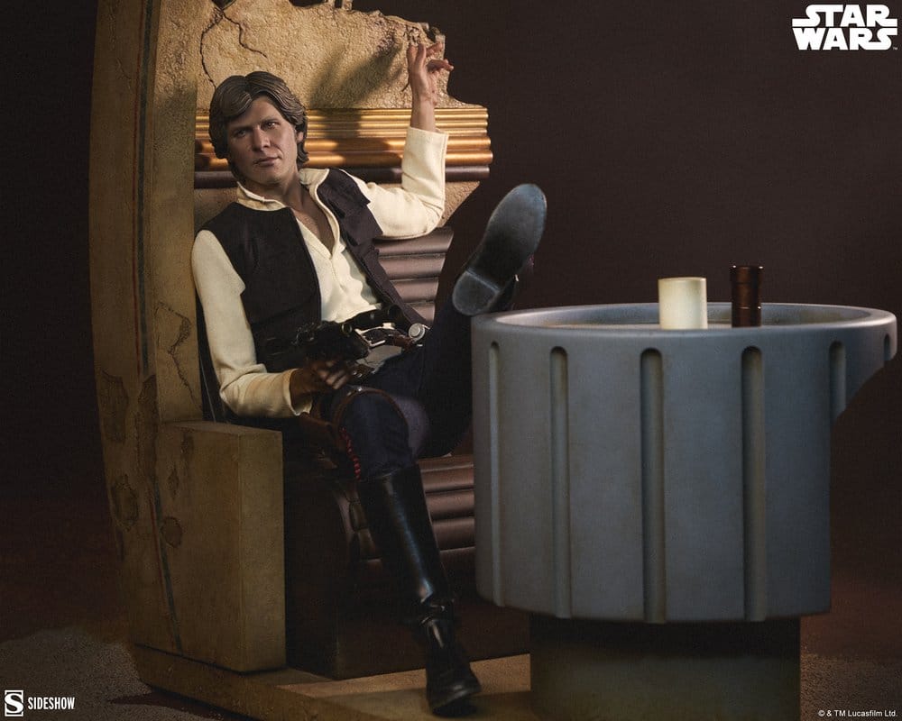 Star Wars Episode IV Mixed Media statuette Premium Format Han Solo: Sorry About the Mess 32 cm