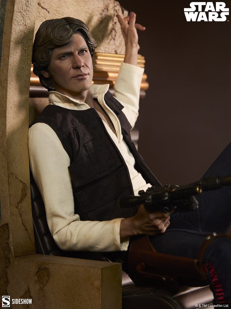 Star Wars Episode IV Mixed Media statuette Premium Format Han Solo: Sorry About the Mess 32 cm