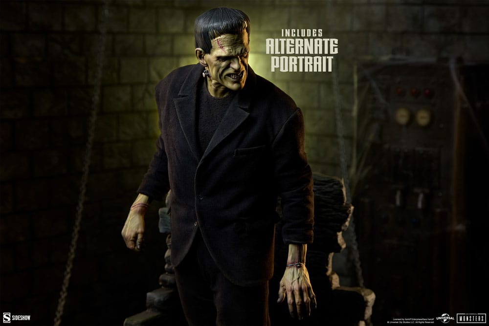 Frankenstein statuette Premium Format Mixed Media Frankenstein (Fabric Costume) 57 cm