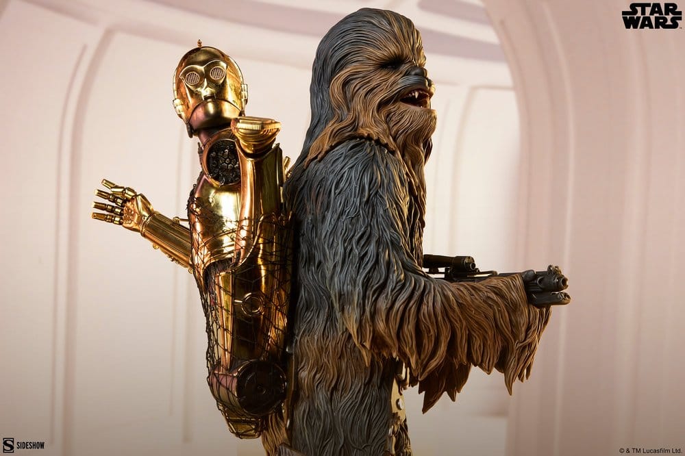 Star Wars statuette Premium Format Chewbacca and C-3PO 63 cm