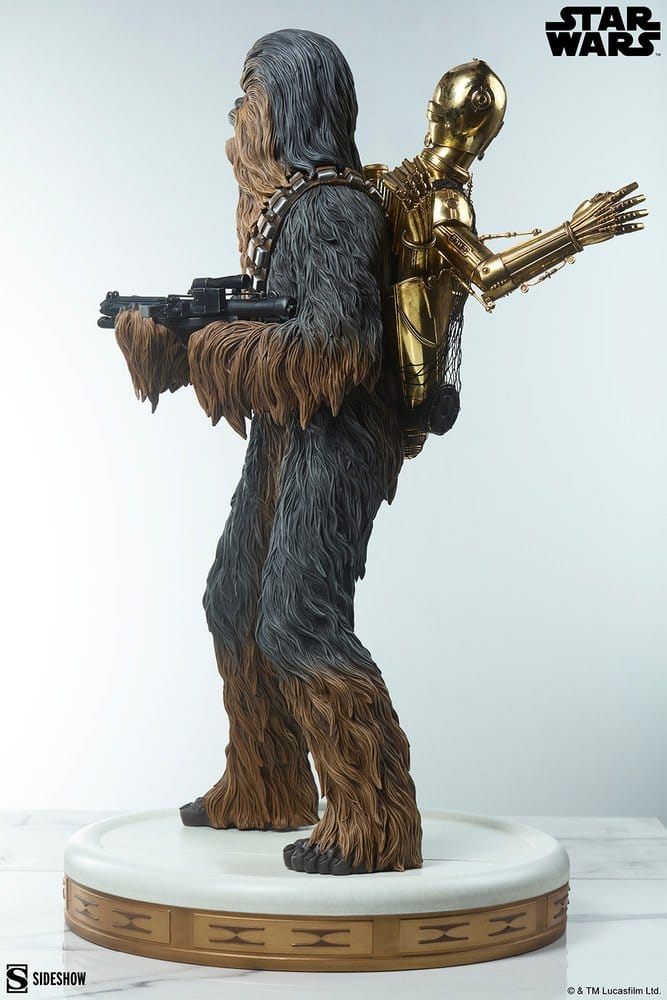 Star Wars statuette Premium Format Chewbacca and C-3PO 63 cm