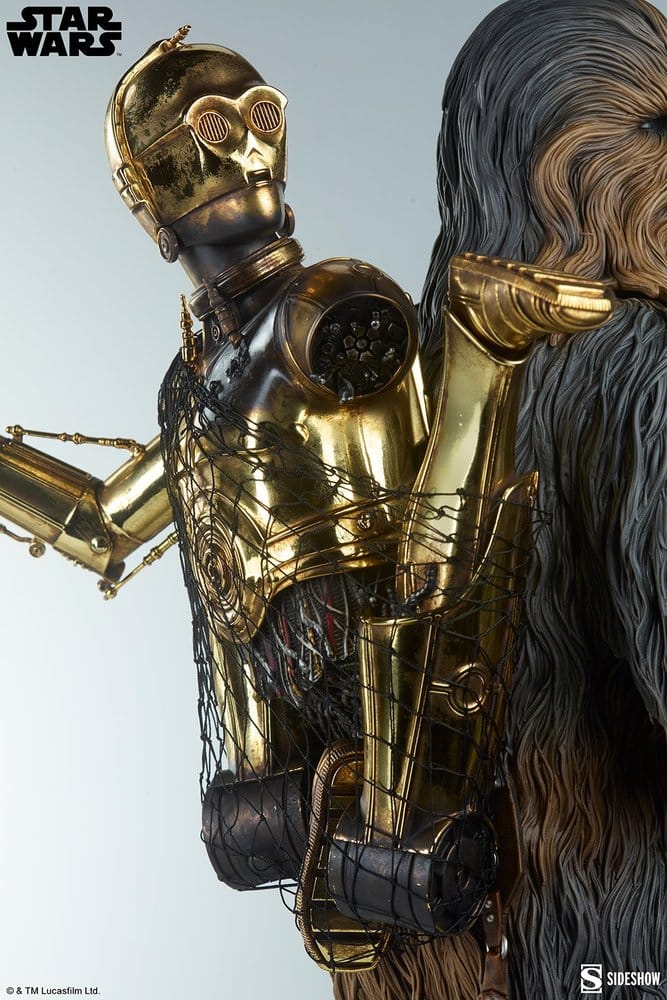 Star Wars statuette Premium Format Chewbacca and C-3PO 63 cm