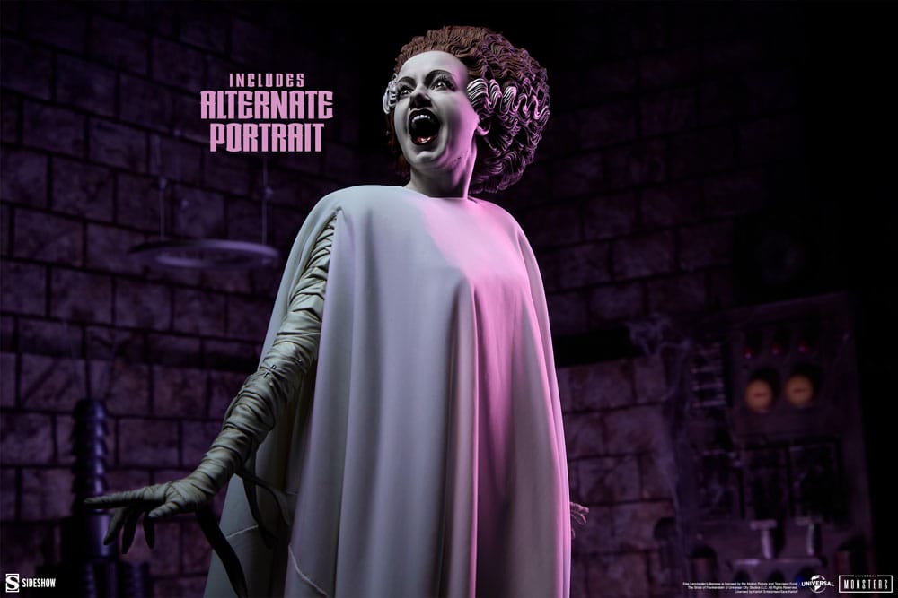 La Fiancée de Frankenstein statuette Premium Format Mixed Media The Bride of Frankenstein (Fabric Costume) 55 cm