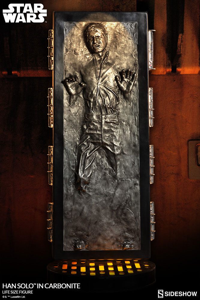 Star Wars statuette 1/1 Han Solo in Carbonite 231 cm