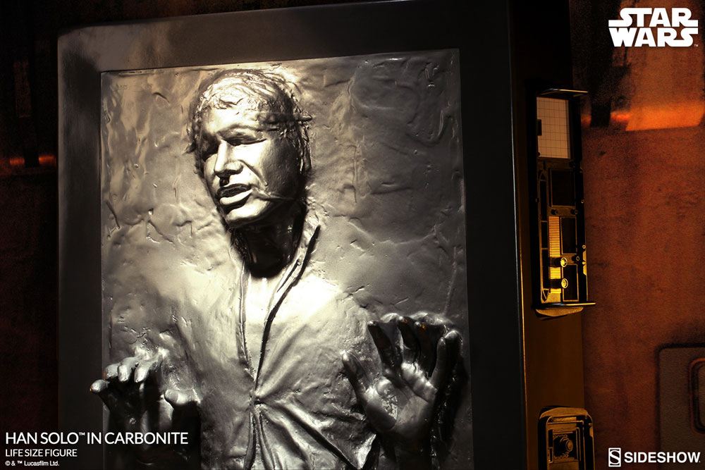 Star Wars statuette 1/1 Han Solo in Carbonite 231 cm