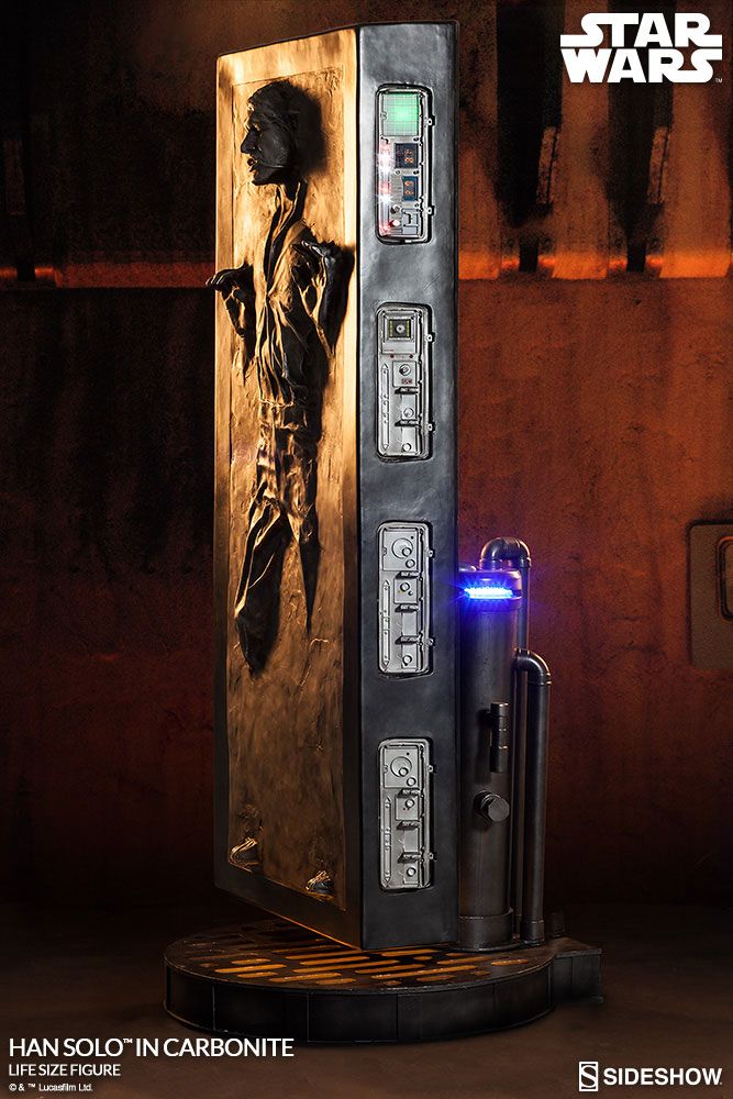 Star Wars statuette 1/1 Han Solo in Carbonite 231 cm