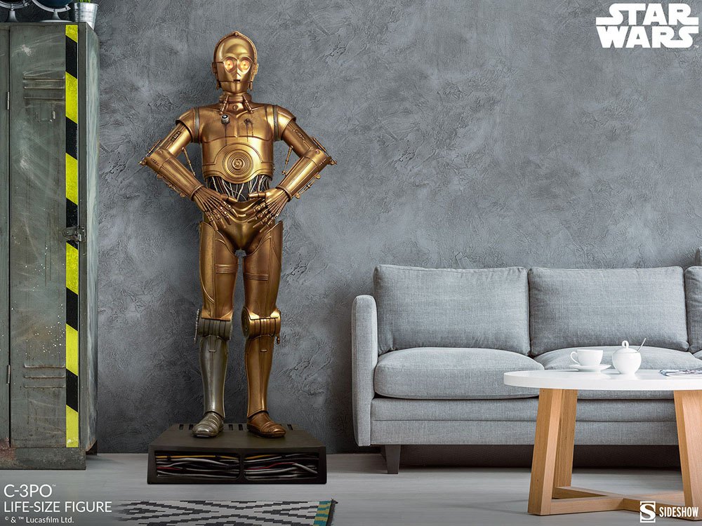 Star Wars statuette 1/1 C-3PO 188 cm
