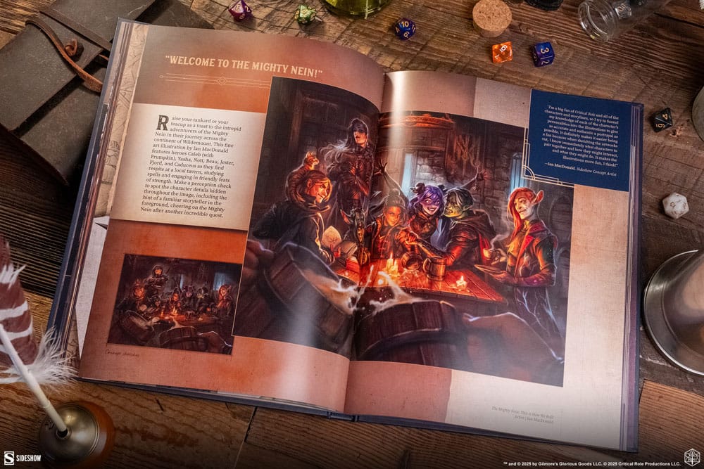 Sideshow Collectibles livre A Decade of Destiny: The Critical Role Collection by Sideshow *Version anglaise*