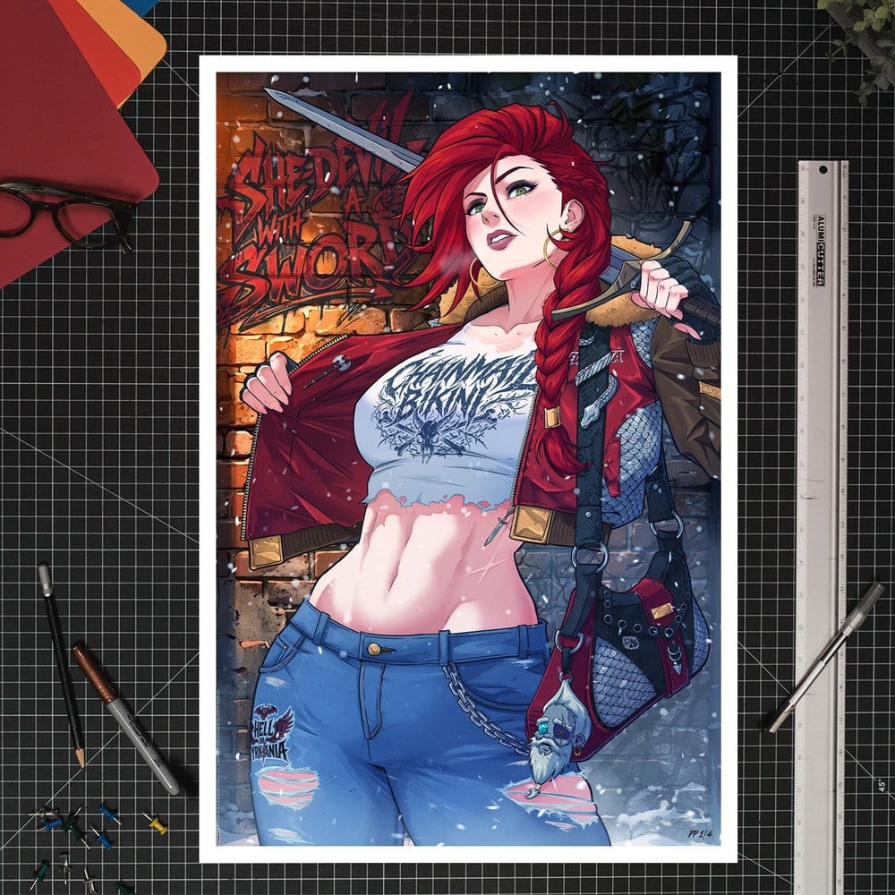 Dynamite Entertainment impression Art Print Red Sonja 61 x 41 cm - non encadrée