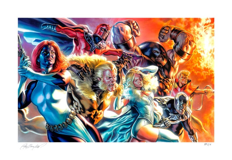 Marvel X-Men Art Print The Brotherhood of Mutants by Felipe Massafera 46 x 66 cm - non encadrée