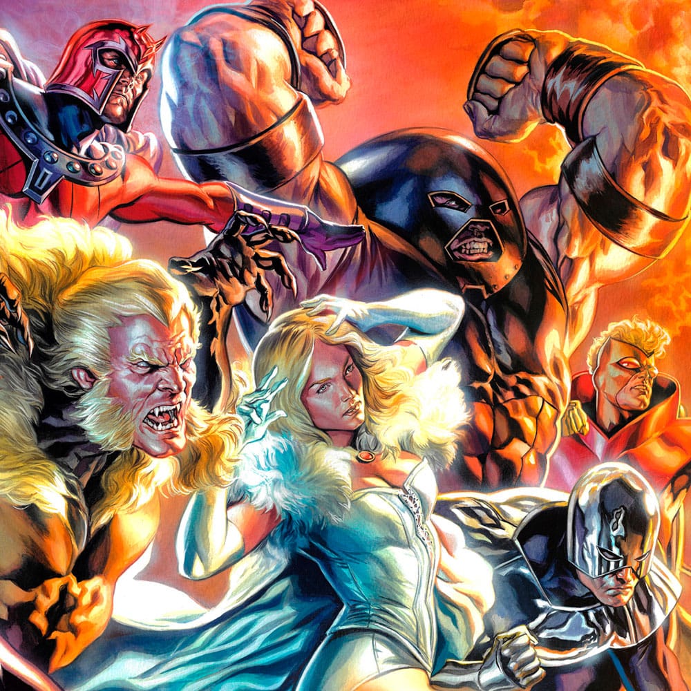 Marvel X-Men Art Print The Brotherhood of Mutants by Felipe Massafera 46 x 66 cm - non encadrée