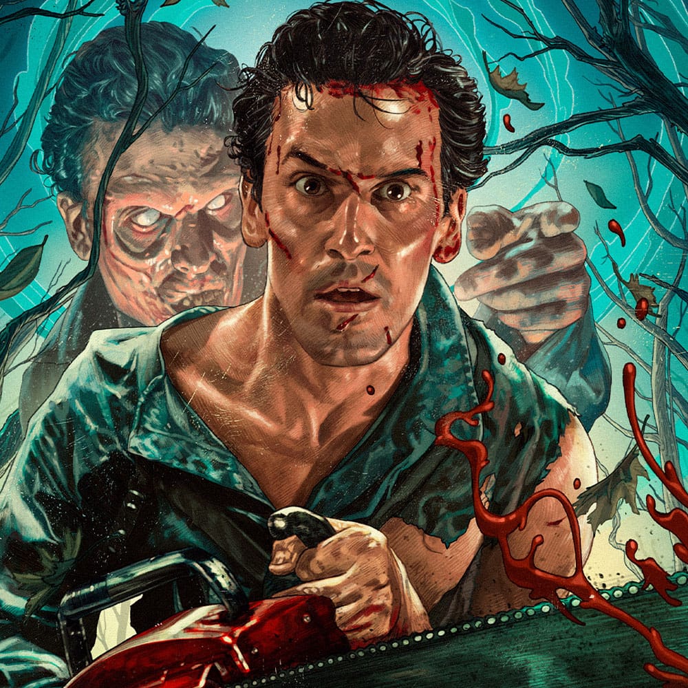 Evil Dead 2 impression Art Print Ash Williams 46 x 61 cm - non encadrée