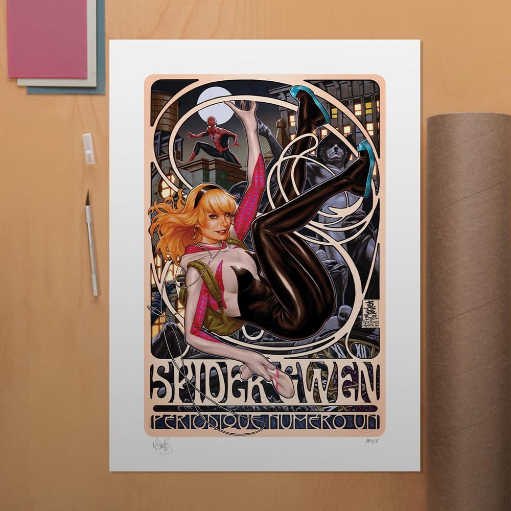 Marvel impression Art Print Spider-Gwen: Périodique Numéro Un 46 x 61 cm - non encadrée