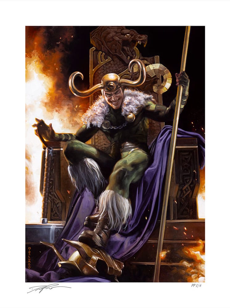 Marvel impression Art Print Loki: God of Mischief 46 x 61 cm - non encadrée