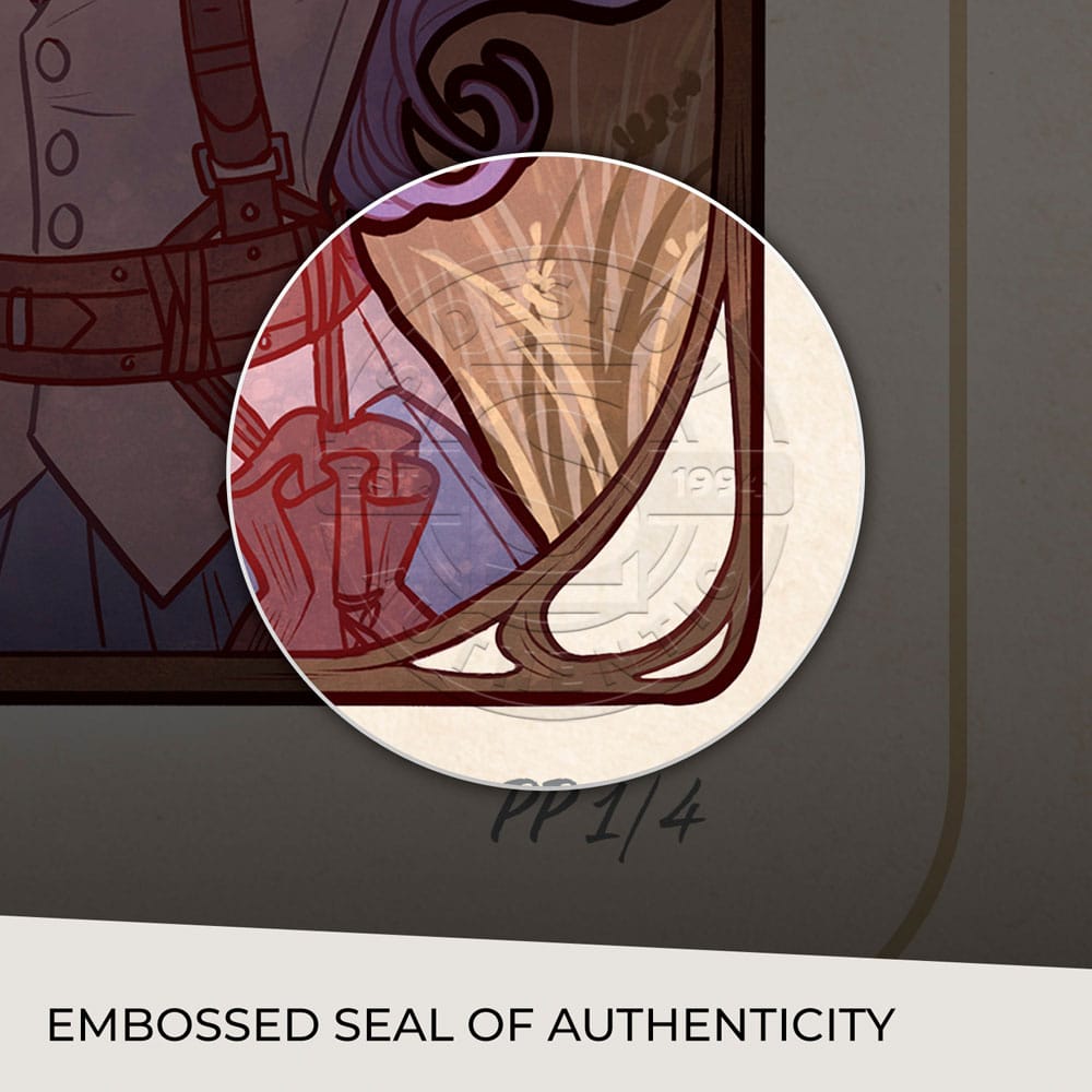 Critical Role impression Art Laura Bailey: 10th Anniversary Art Nouveau Illustrations 46 x 28 cm - non encadrée