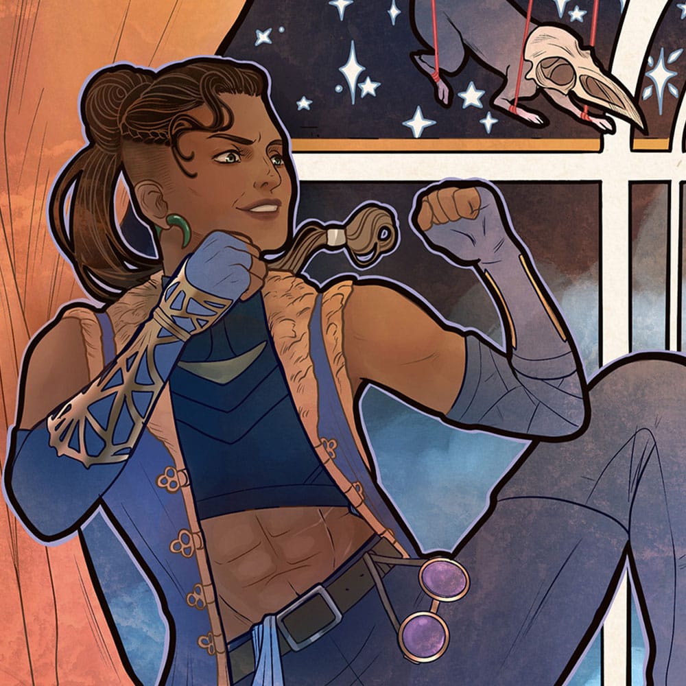 Critical Role impression Art Marisha Ray: 10th Anniversary Art Nouveau Illustrations 46 x 28 cm - non encadrée