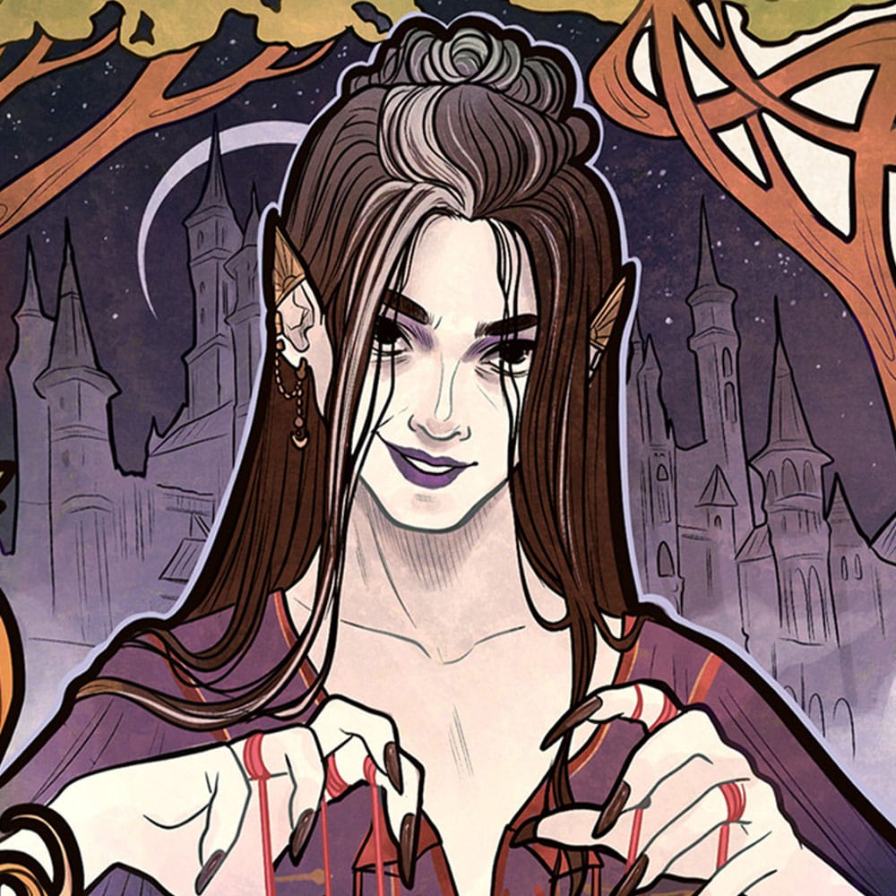 Critical Role impression Art Marisha Ray: 10th Anniversary Art Nouveau Illustrations 46 x 28 cm - non encadrée