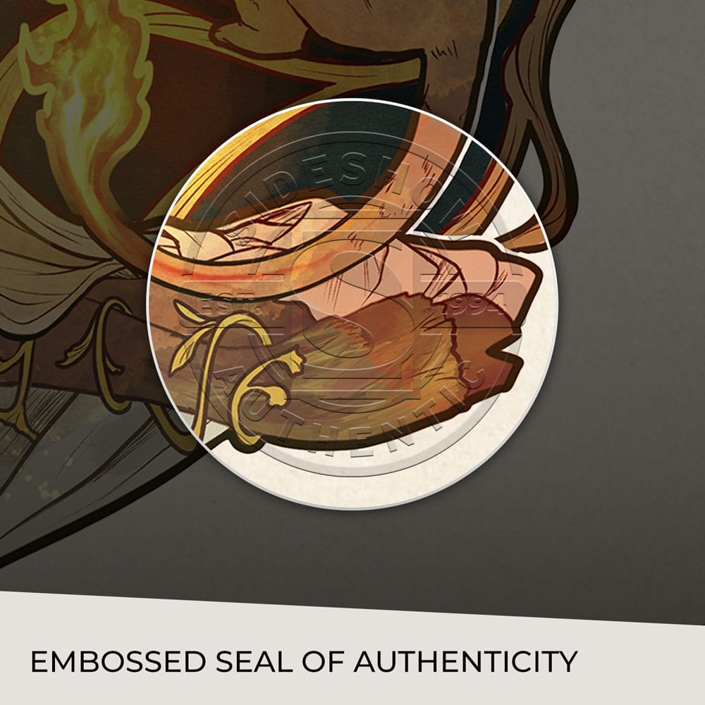 Critical Role impression Art Ashley Johnson: 10th Anniversary Art Nouveau Illustrations 46 x 28 cm - non encadrée