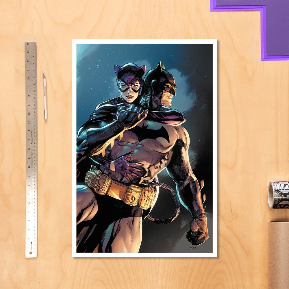 DC Comics impression Art Print Batman & Catwoman 61 x 41 cm - non encadrée