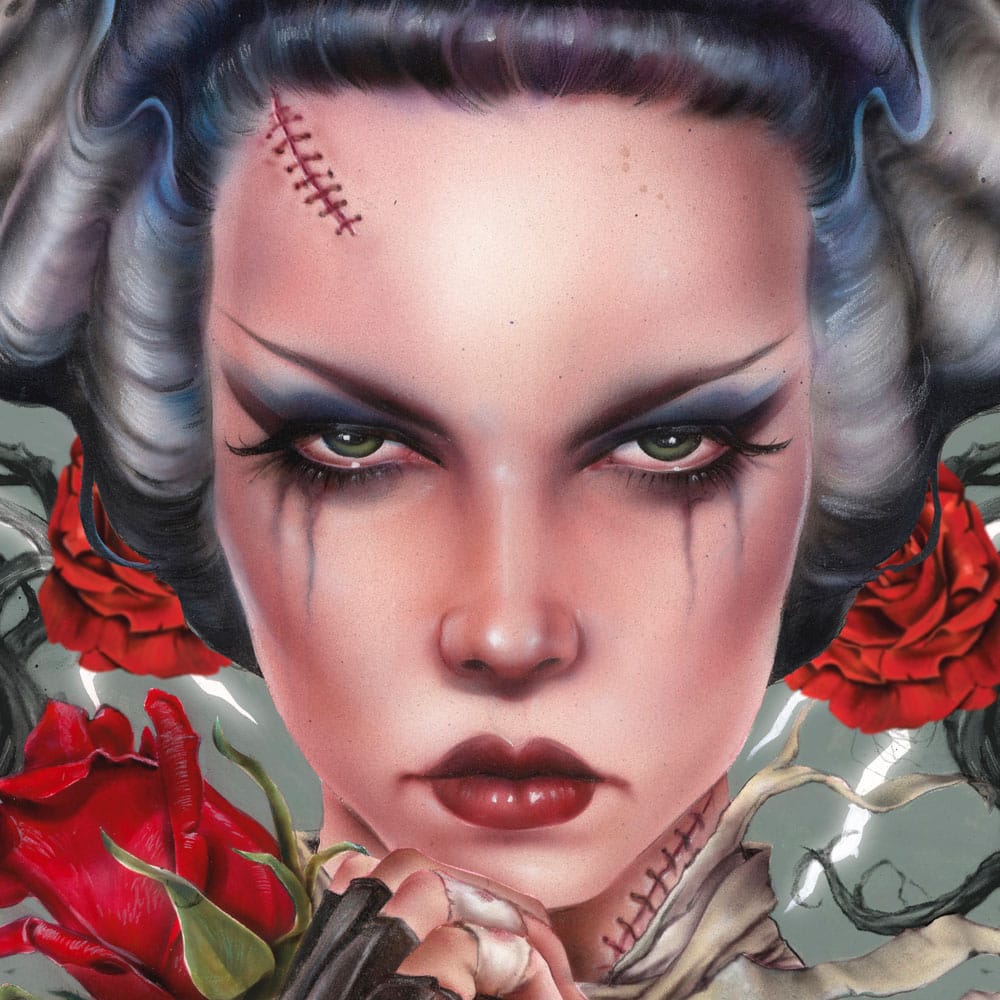 La Fiancée de Frankenstein Art Print Bride Afterlife by Brian M. Viveros 61 x 41 cm - non encadrée