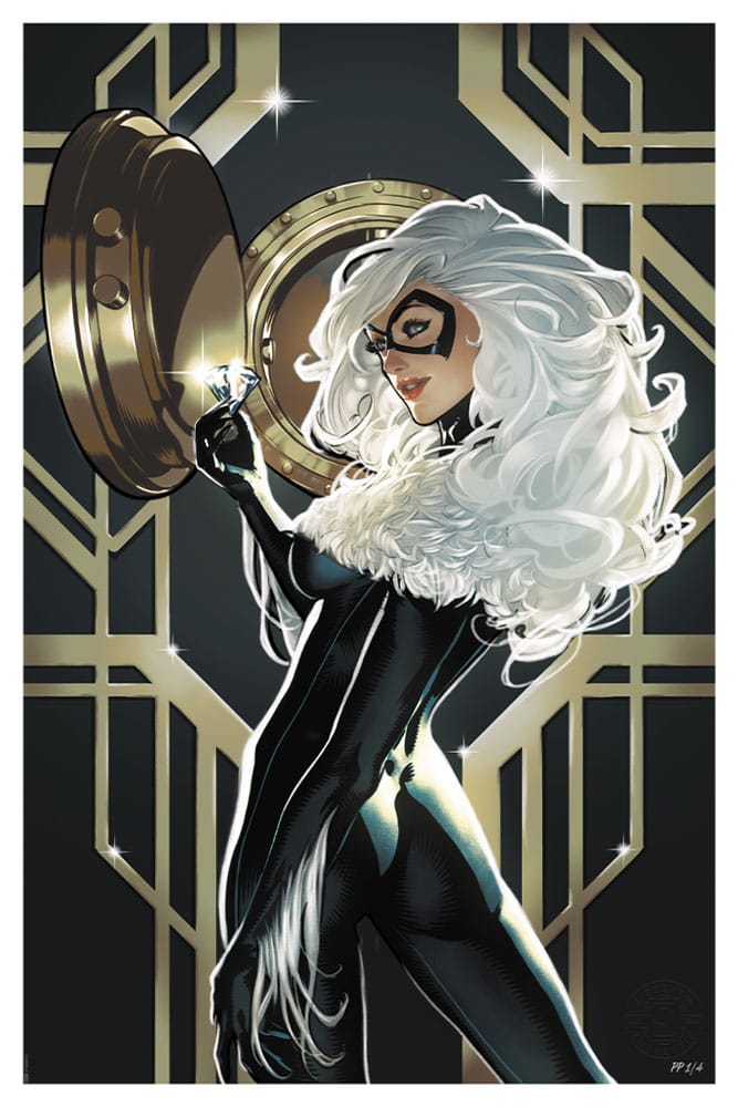 The Amazing Spider-Man impression Art Print Black Cat Rider 61 x 41 cm - non encadrée