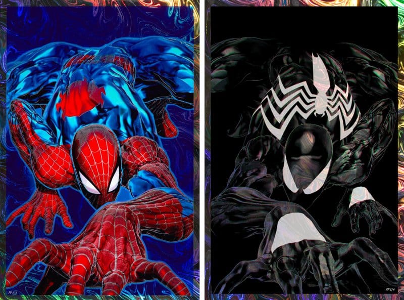 Marvel impressions lot de deux Art Print Spider-Man '94 Deluxe Set 61 x 41 cm - non encadrée