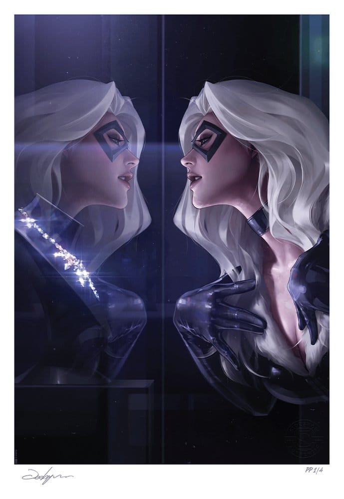 Marvel impression Art Print Black Cat 46 x 61 cm - non encadrée