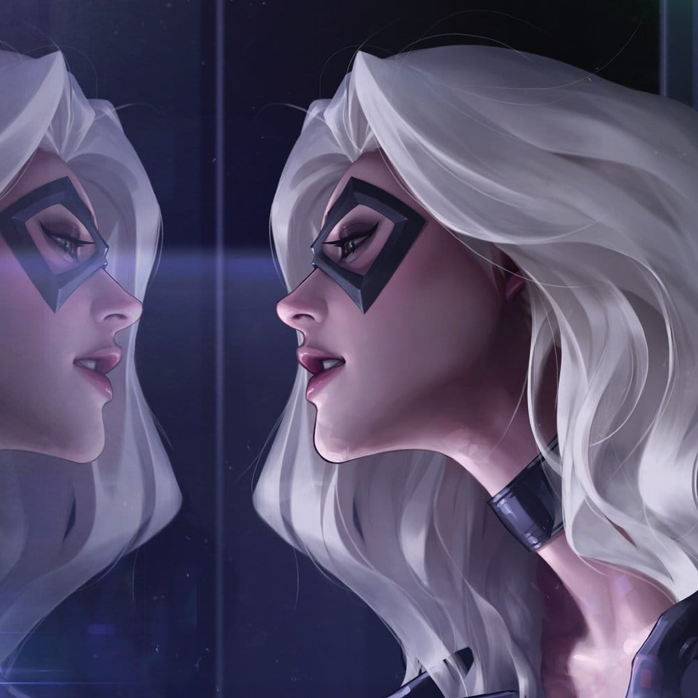 Marvel impression Art Print Black Cat 46 x 61 cm - non encadrée