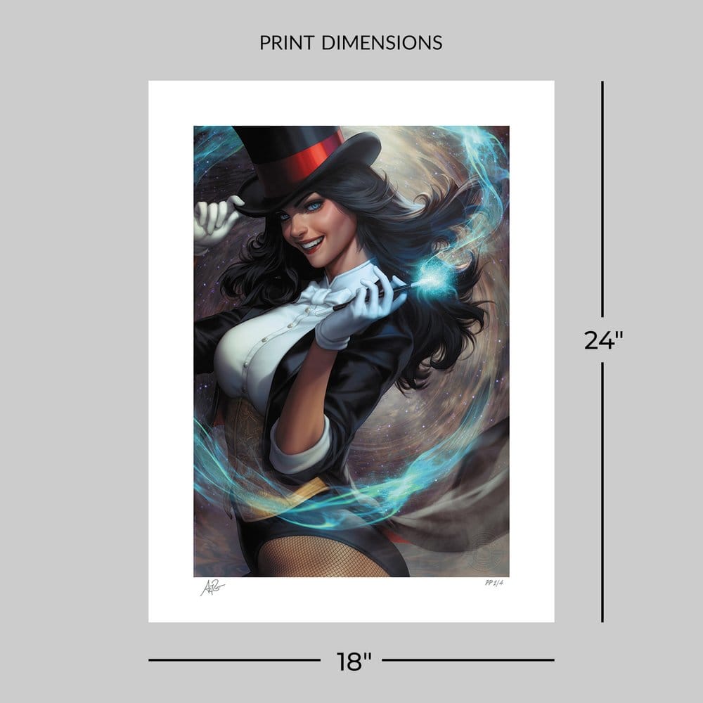 DC Comics impression Art Print Zatanna: Bring Down the House 46 x 61 cm - non encadrée