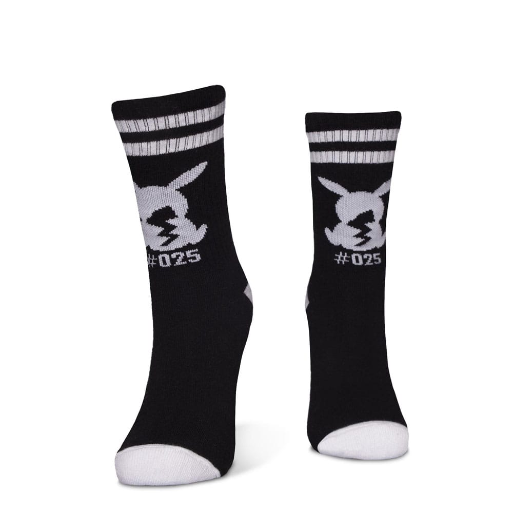 Pokémon pack 3 paires de chaussettes Pikachu Pokeball 39-42