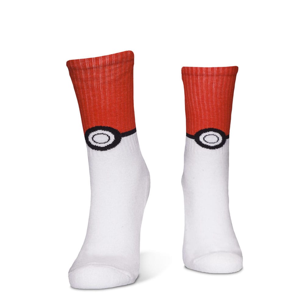 Pokémon pack 3 paires de chaussettes Pikachu Pokeball 39-42
