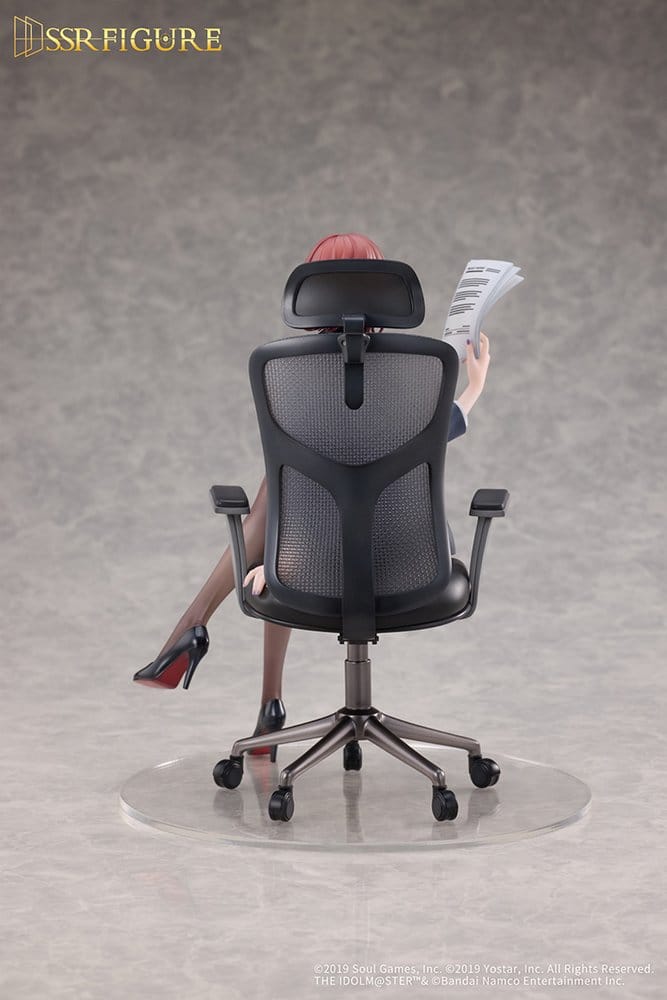 The Idolmaster Shiny Colors x Mahjong Soul figurine PVC 1/7 Madoka Higuchi Effortless Work Ver. 21 cm