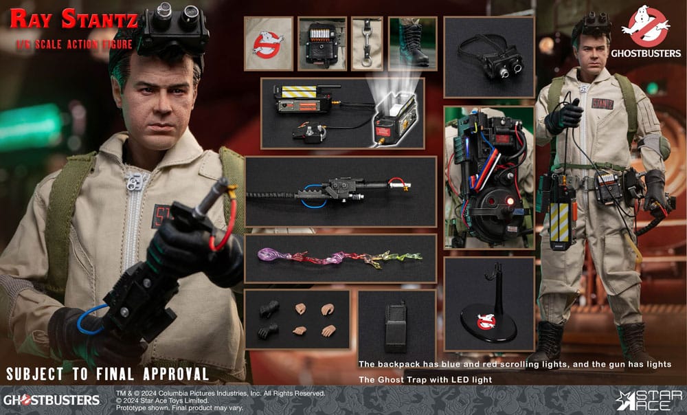 Ghostbusters (1984) figurine 1/6 Winston Ray Stantz 30 cm