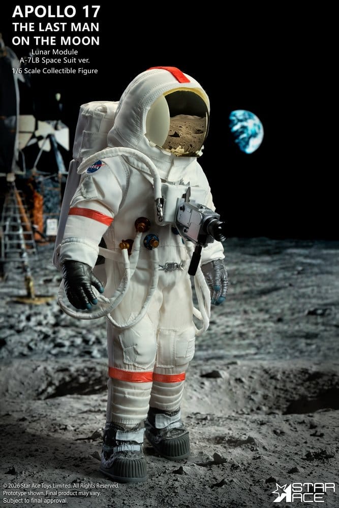 NASA Apollo 17 figurine 1/6 The Last Man on the Moon 30 cm