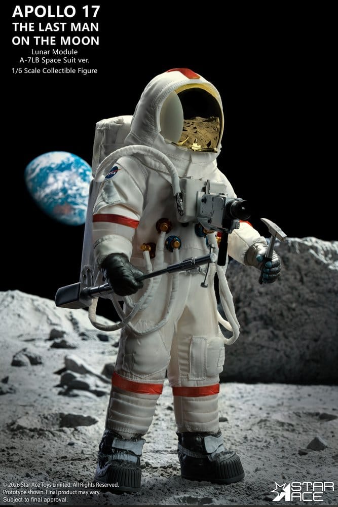 NASA Apollo 17 figurine 1/6 The Last Man on the Moon 30 cm
