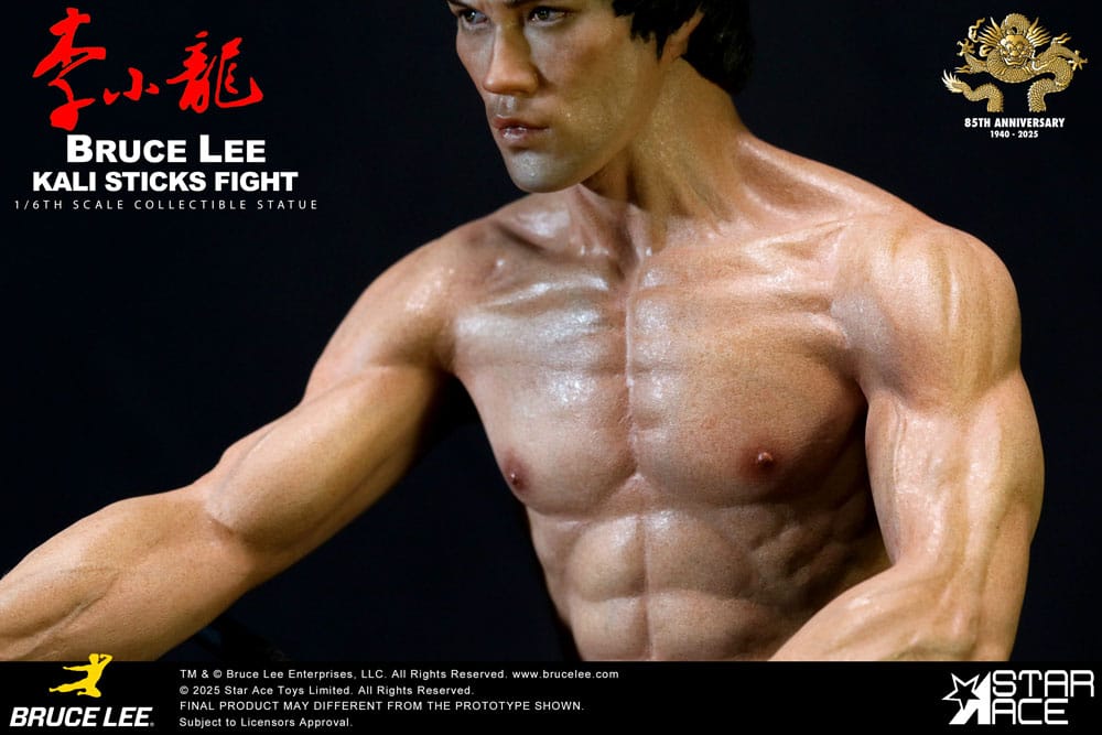 Opération Dragon My Favourite Movie statuette 1/6 Bruce Lee Kali Sticks Fight Normal Basement Version 30 cm