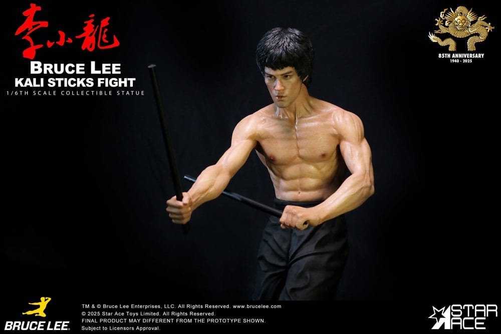 Opération Dragon My Favourite Movie statuette 1/6 Bruce Lee Kali Sticks Fight Deluxe Basement Version 30 cm