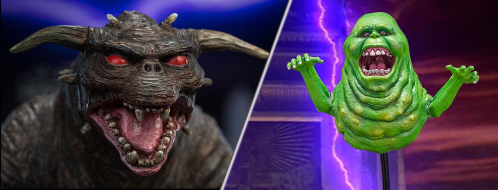 Ghostbusters statuette 1/8 Slimer (NX) + Zuul (NX) Normal Version Twin Pack Set 12 cm