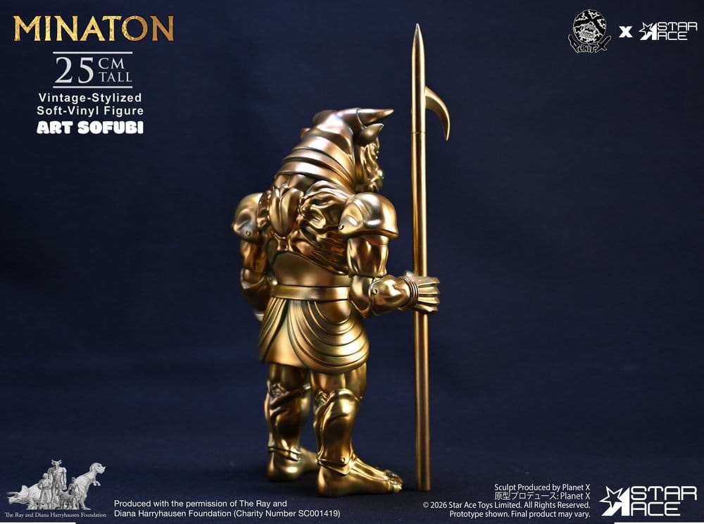 Ray Harryhausen statuette Soft Vinyl Minaton Vintage-Style 25 cm