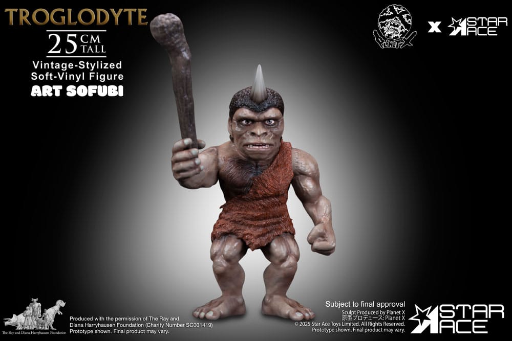 Ray Harryhausen statuette Soft Vinyl Troglodyte (Vintage-Style) 25 cm