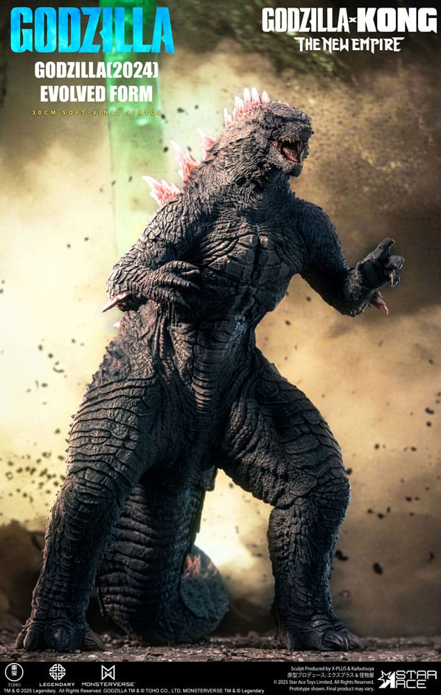 Godzilla vs. Kong: The New Empire statuette Soft Vinyl Godzilla (2024) Evolved Deluxe Version 30 cm