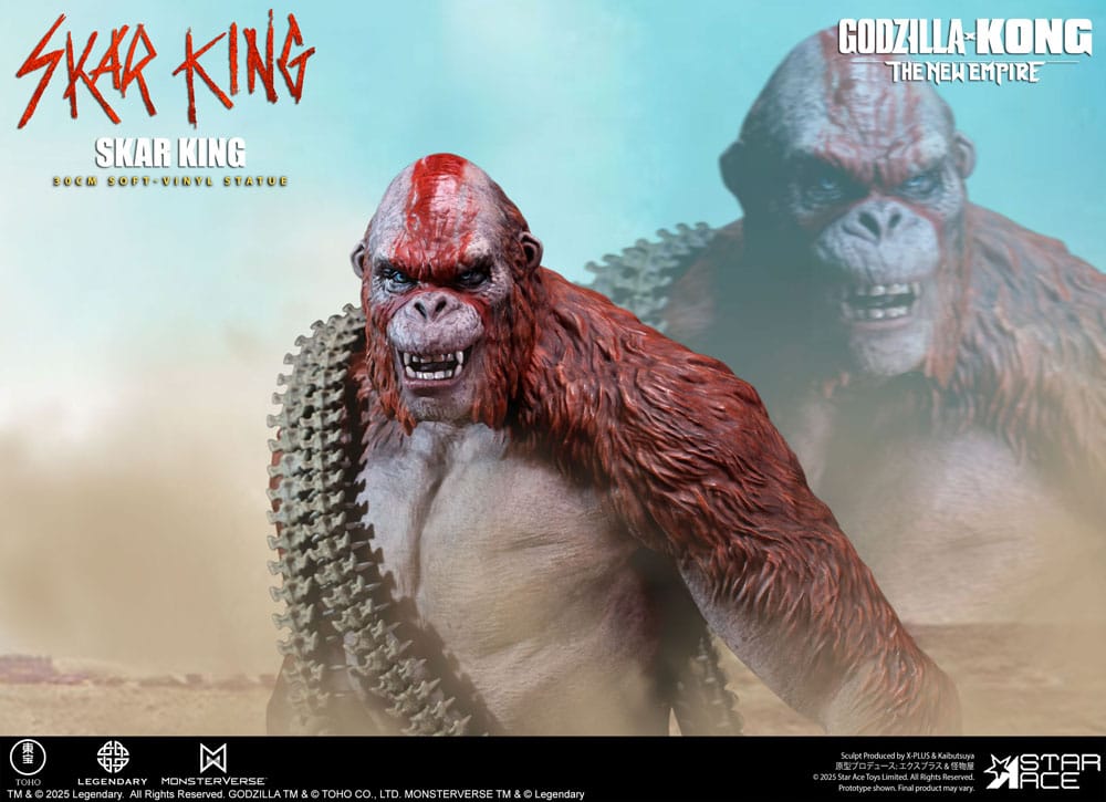 Godzilla vs. Kong: The New Empire statuette Soft Vinyl Skar King Unleash the Titan 30 cm