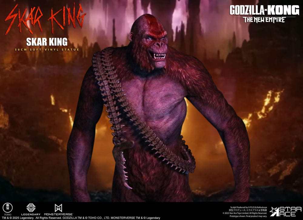 Godzilla vs. Kong: The New Empire statuette Soft Vinyl Skar King Unleash the Titan 30 cm