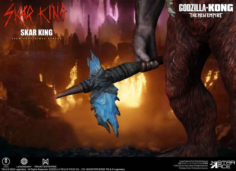 Godzilla vs. Kong: The New Empire statuette Soft Vinyl Skar King Unleash the Titan 30 cm