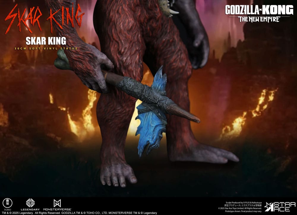 Godzilla vs. Kong: The New Empire statuette Soft Vinyl Skar King Unleash the Titan 30 cm