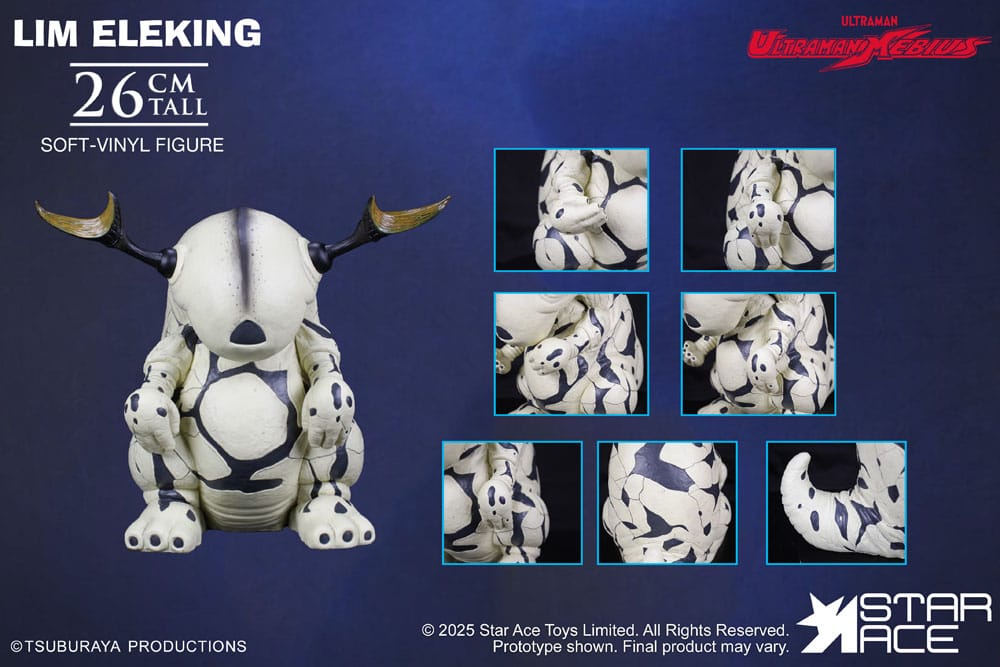 Ultraman statuette Soft Vinyl Ultra-Kaiju Lim Eleking 26 cm