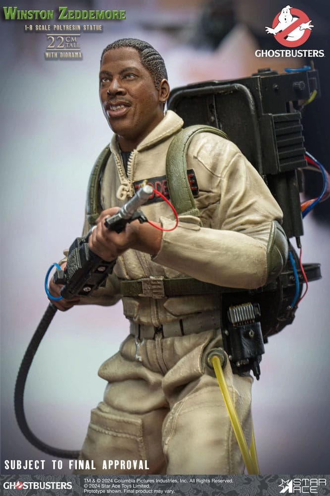 Ghostbusters statuette  1/8 Winston Zeddemore 22 cm
